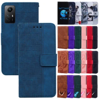 Note12S Leather Case For Redmi Note 12S 4G Magnetic Flip Wallet Case Cover For Xiaomi Redmi Note 12S Note12S Etui Coque Cases
