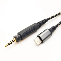 Nylon audio Cable For Philips SHP8900 SHP9000 SHP895 HEADPHONES FIT iPhone