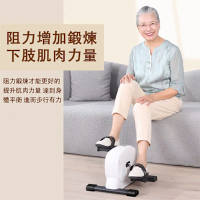 巧客 踏步機 踏步車 腳踏機 健身腳踏車 有氧滑步機 走步機 老人復健機 腿部健身運動訓練器材 手足兩用訓練車 運動復健（黑色）