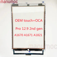 OEM New Glass Touch Screen Digitizer With OCA Frame Sticker For iPad Pro 12.9 2nd Gen 2017 A1670 A1671 A1821 LCD Display Repair