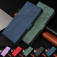 For Xiomi Redmi Note 13 Case Fashion Simple Line Leather Case For Funda Xiaomi Redmi Note 13 Note13 Pro 13Pro Plus Wallet Cover