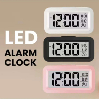 2188 Mini Time Clock Alarm Desktop Table Clock Electronic Alarm Digital Desk Calendar Temperature Se