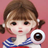 Doll BJD Brown Eyes Craft Glass Safety Animal Toy EyeBall 1/3 1/4 1/6 12 14 16 18mm BJD Accessories