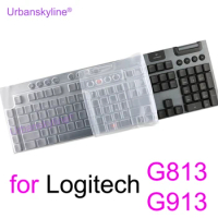 G813 G913 Keyboard Cover for Logitech G813 G913 for Logi Mechanical Protective Protector Skin Case Clear Silicone TPU Funda