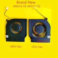 New Computer CPU GPU Cooling Fans for Acer Nitro 5 Series AN515-55-44 AN517-52 Note Book PC Cooler Fan DC28000QDF0 5V 4 pins