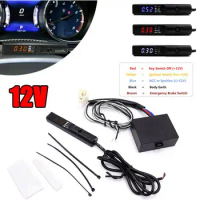 Flameout Delay Car Turbo 12 Volt with Digital LED Display Universal Turbo Timer for Diesel Engine Parking Time Retarder