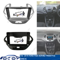 For 2019 FORD FIGO ASPIRE/ FREESTYLE (9Inch)Car Radio Fascias Android GPS MP5 Stereo Player 2 Din Head Unit Panel Dash Frame Ins