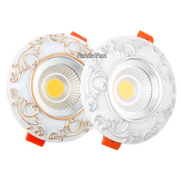 Dimmable LED COB Downlight 5W 7W 9W Recessed Ceiling Lamp AC110V 220V Downlight Spot Light Home Decor