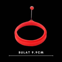 Cetakan Telur Ceplok Silikon / Cetakan Telur Bahan Silikon Anti Panas & Anti Lengket Telur Omellet C