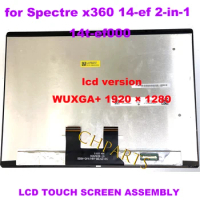 LCD Touch Screen Assembly for HP SPECTRE X360 14-EF 14T-EF AM-OLED Replacement Display Panel 13.5 "WUXGA+ 1920*1280, ATNA35VJ07