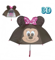 迪士尼 - 米妮 19" 3D小童雨傘 Minnie 19" 3D Kids Umbrella 1pc