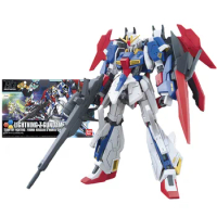 Bandai Gundam Model Kit Anime Figure HGBF 1/144 Lightning Z Gundam Genuine Gunpla Model Action Toy Figure Toys for Children