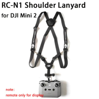 RC-N1 Shoulder Lanyard For DJI Mini 2 Strap Remote Control Double Neck Strap Nylon Bend Sling for DJI MINI 2/2 SE MAVIC 2/2S
