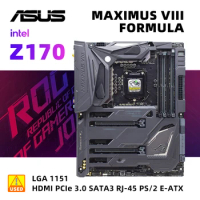 LGA 1151 Motherboard Kit ASUS MAXIMUS VIII FORMULA+i7 6700 Uses Intel Z170 Chipset to Support Core i7 i5 i3 Republic of Gamers