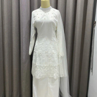 Gaun pengantin malaysia melayu gaun akad wedding dress