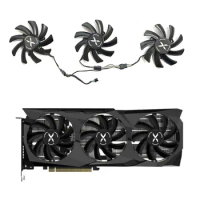 Original New 4PIN 85MM T129215SU DC 12V 0.5A RX6700XT GPU Fan for XFX RX 6700 X Speedster SWFT Graphics Card Cooling Fan
