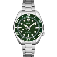 Seiko Prospex 3rd Gen"Sumo" Diver's 200m Automatic Green Dial Sapphire Glass Watch SPB103J1