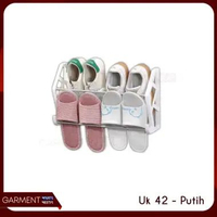 Rak Sepatu Gantung Susun Shoe Rack Holder Tempat Sandal Panci Dapur Dinding Belakang Pintu Minimalis