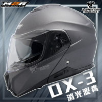 M2R安全帽 OX-3 OX3 素色 消光瀝青 霧面 可樂帽 汽水帽 全罩帽 全罩 內墨鏡 下巴可掀 排齒扣 耀瑪騎士