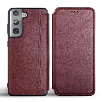 Case for Samsung Galaxy S21 plus Ultra S21 FE Flip cover Leather no magnet for Samsung Galaxy S21 Ultra s21 fe case funda
