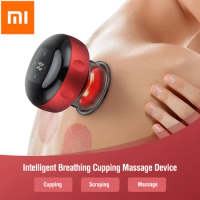 Xiaomi Mijia Electric Vacuum Cupping Massage Magnet Therapy Wireless Guasha Scraping Fat Burner Slimming Body Scraping