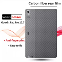 3D Carbon Fiber Rear Back Film For Lenovo Xiaoxin Pad Pro 12.7 Pad11 P12 Pro Y700 2nd M10 Plus 3rd P11 Pro Gen 2 Pad 11 2024
