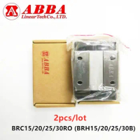 2pcs Taiwan ABBA linear guide slider block carriage BRC15R0 BRC20RO BRC25R0 BRC30RO for CNC router