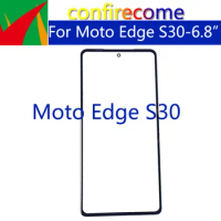 10Pcs\Lot For Motorola Moto Edge S30 XT2175-2 Touch Screen Front Glass Panel LCD Outer Lens Replacement