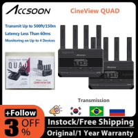 ACCSOON CineView QUAD SDI&amp;HDMI-compatible Extender1080P 150M 5.8Ghz Video Transmitter Receiver For DSLR Camera PS4 Projector TV