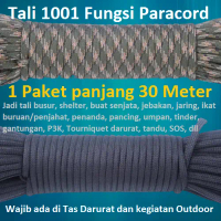Tali survival Paracord militer 31 meter 7 strand tebal 4mm