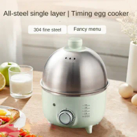 220V 304 Stainless Steel Electric Egg Cooker Breakfast Machine Egg Boiler Home Food Steamer Multi Cooker Egg Steamer