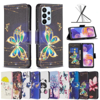 50Pcs/Lot Double-sided Printed Patterns Flip Phone Case For Samsung Galaxy A12 A52S A72 S21 FE S22 Plus Ultra TPU Inner Cover