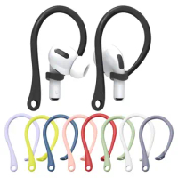 1Pair Anti-lost Ear Hook For Apple AirPods 1 2 3 Pro Eartips Secure Fit Hooks Silicone Wireless Earphone Protective Accessories