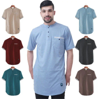 Koko Pria Haeqal Pakaian Muslim Motif Kaos