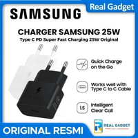 Charger Samsung PD 25W 45W Type C Original Garansi Resmi Indonesia Kepala Adaptor 25 W Type c Ori 10