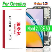 6.43" Original AMOLED For OnePlus Nord 2 5G Nord2 LCD Screen Display+Touch Panel Digitizer For OnePlus Nord CE 5G EB2101