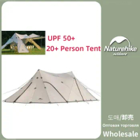 Naturehike Outdoor 150D Oxford Cloth Silver Coated Luxury Awning 20-30 Person Dinner Party Camping Tent Picnic Sunscreen Canopy