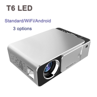 T6 LED Projector HD 3500 Lumens แบบพกพา HD รองรับ USB รองรับ4K 1080P โฮมเธียเตอร์ Cinema Proyector Beamer