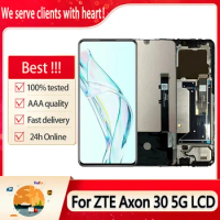 Original 6.92'' For ZTE Axon 30 5G LCD Display Touch Screen With Frame Digitizer Assembly Replacement A2322 A2322G LCD