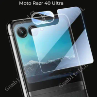2in1 3D Camera Lens Film For Motorola Moto Razr 40 Ultra Razr+ Plus Razr 4 Razr4 Integral Tempered Glass Screen Protector Cover