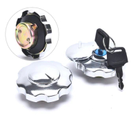 1PCS Motorcycle Fuel Gas Tank Cap Cover Lock Set For CG125 Spare Parts