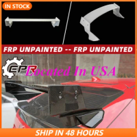 For Honda Civic Typ-R FK7 FK8 2017+ Type M FRP Unpainted Rear Trunk Spoiler Wing Lip Trim diffusers Bodykits