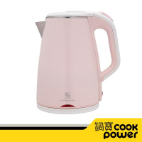 【CookPower鍋寶】316雙層保溫快煮壺-1.8L 粉 KT-90183P
