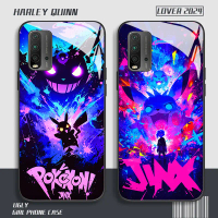 เคสโทรศัพท์, สำหรับ XIAOMI REDMI 9T, 9C, 9A, Jinx สร้างสรรค์คู่ตลกกราฟฟิตี Pokemon Pikachu, ด้านหลัง