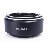 Lens Adaptor Mount Ring for Pentax PK K Lens and Canon EOS R RP EOSR RF Camera Body