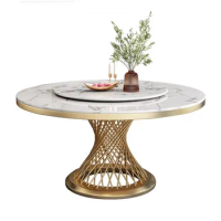 Mobiles Nordic Dining Table Round Desk Kitchen Console Breakfast Coffee Table Modern Marble Luxury Muebles Dining Room Sets