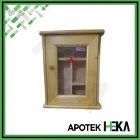 Kotak P3K Onemed - First Aid Box Kotak P3K Dinding Kayu