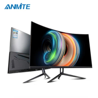 Anmite 27"2K 165hz Curved Gaming Computer Monitor HDR QHD [2560 x 1440] 144HZ PCHDMI Ultra-thinscreen Display