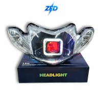 Bộ Đèn Pha Si RC Độ Sẵn Bi Cầu 1.5 ZED LIGHT - Pha Đèn Đẹp Mắt Đầy Đủ Mạch Nguồn, LED Mắt Quỷ, Vòng 