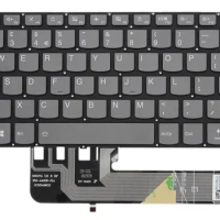 LARHON New Grey Backlit UK English Keyboard For Lenovo Yoga 530-14ARR 530-14IKB 6-13ALC6 6-13ARE05 730-13IKB 730-13IWL